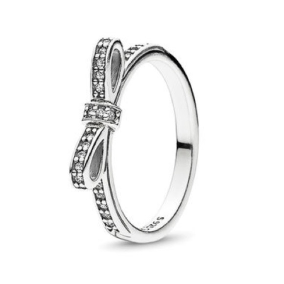 Pandora Jewelry - Pandora Sparkling Bow Ring Size 8